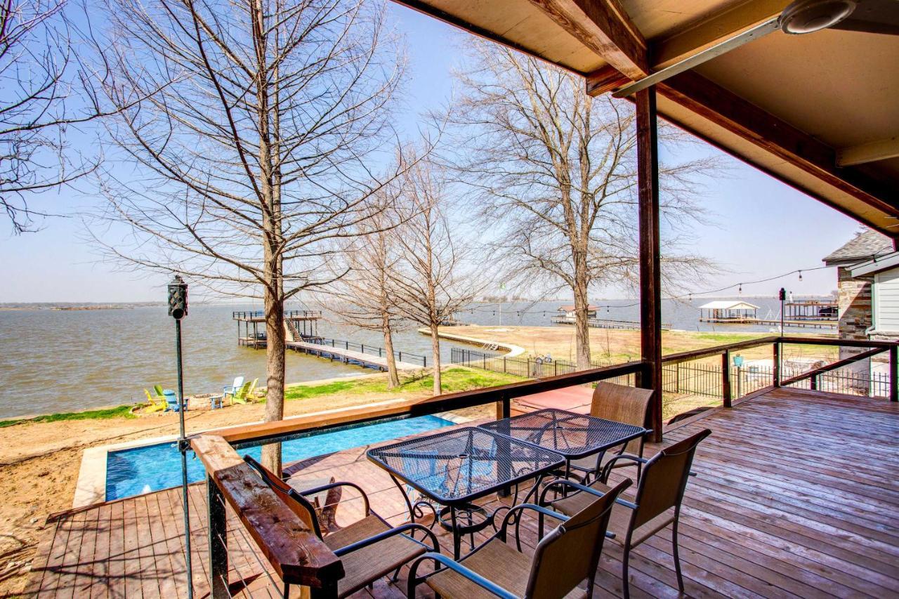 Cedar Creek Lakefront Vacation Rental With Pool Gun Barrel City Exterior foto